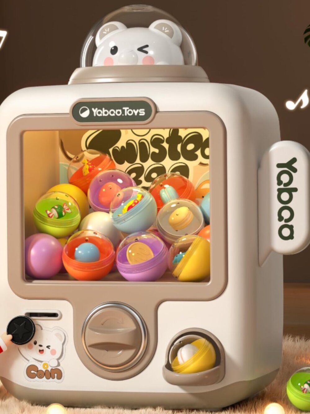 34 Pcs Vending Machine Kids Toys , Bears Electronic Game Toys for Girls 3 4 5 6